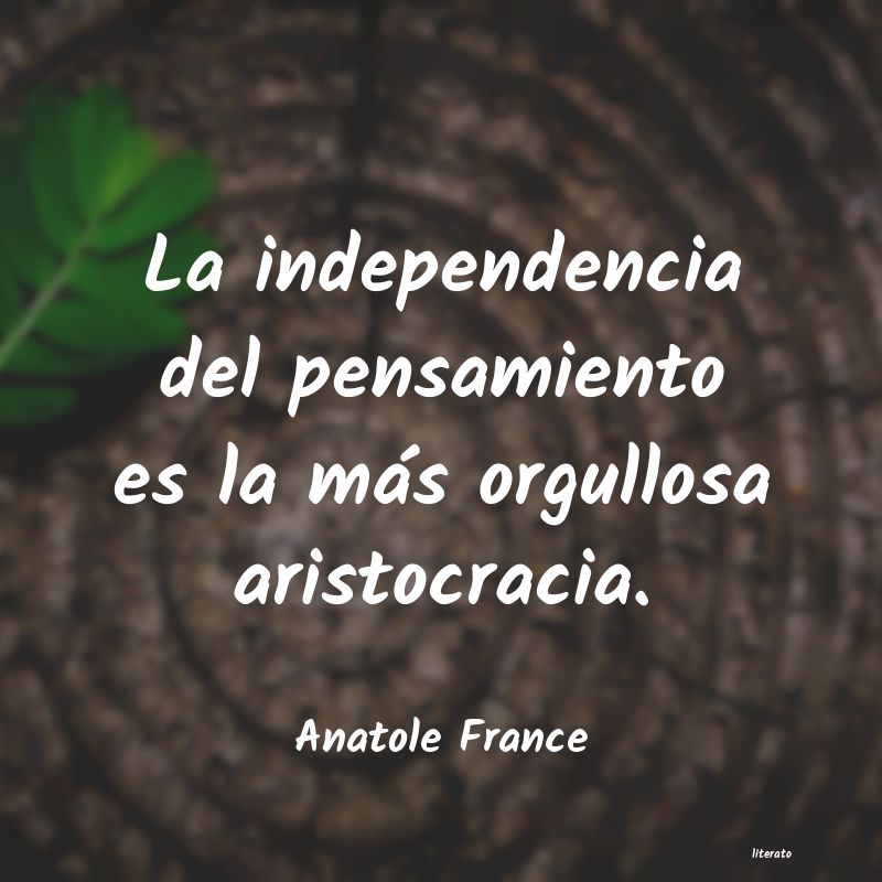 Frases de Anatole France