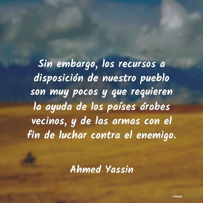 Frases de Ahmed Yassin