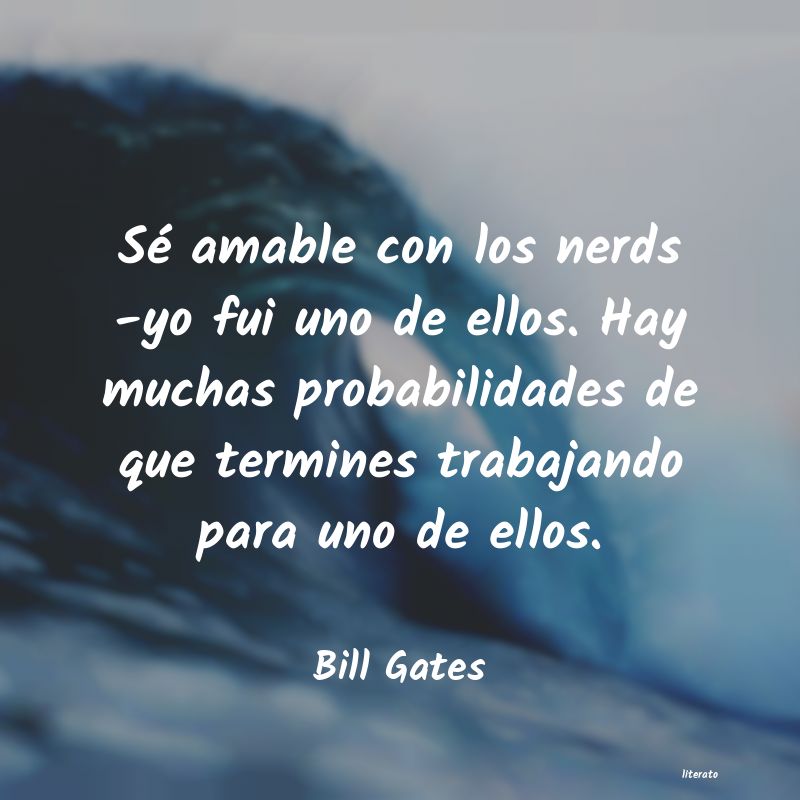 frases de Bill Gates