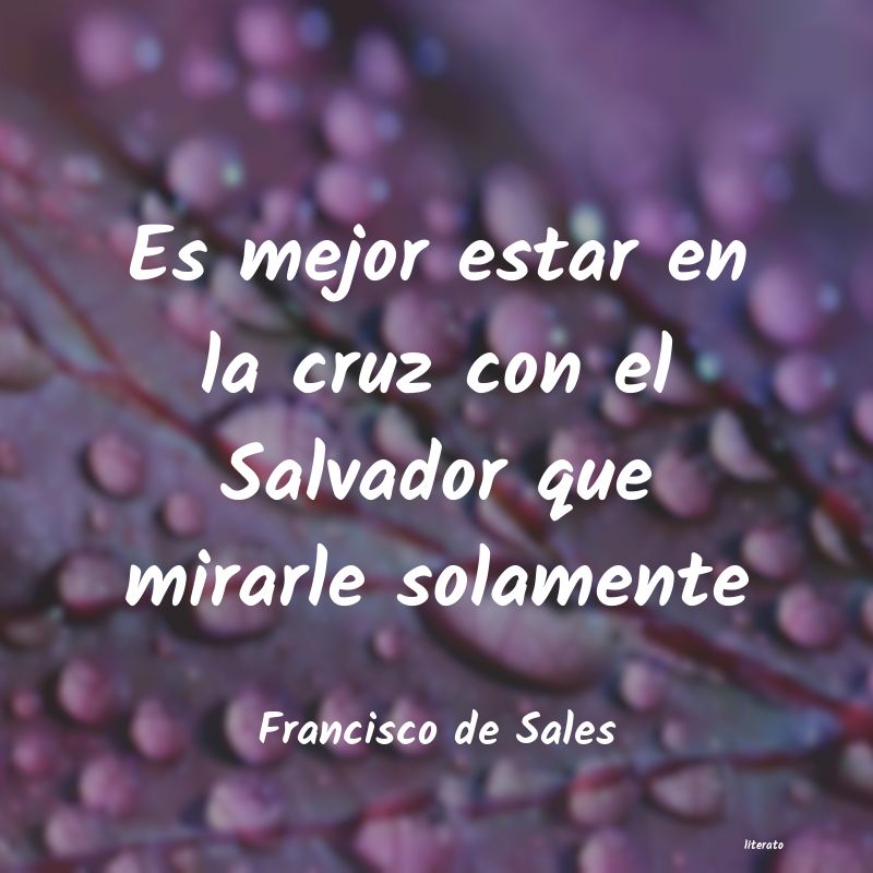 frases de Francisco de Sales
