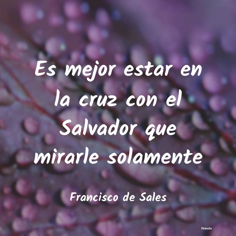 Frases de Francisco de Sales