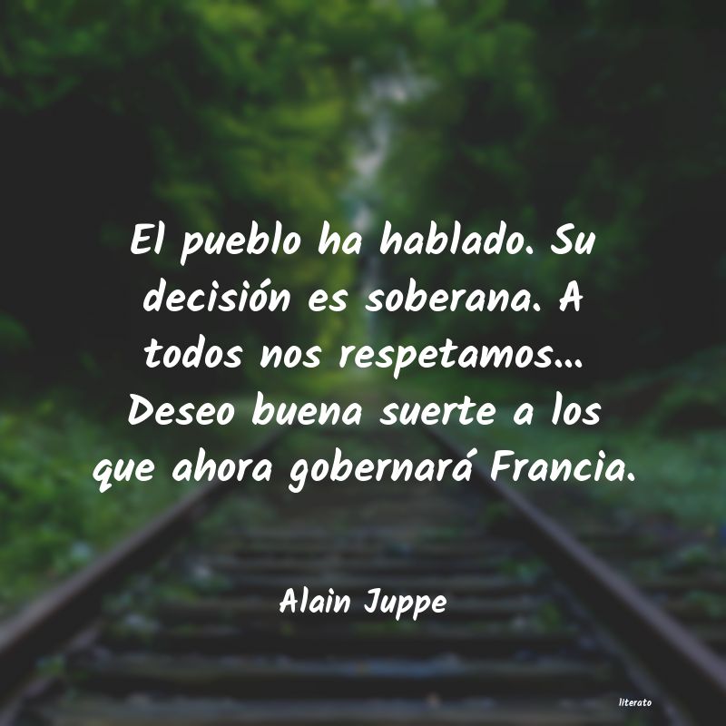 frases de Alain Juppe