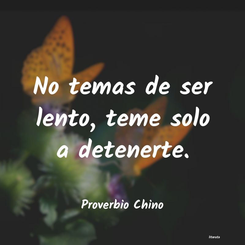 Frases de Proverbio Chino