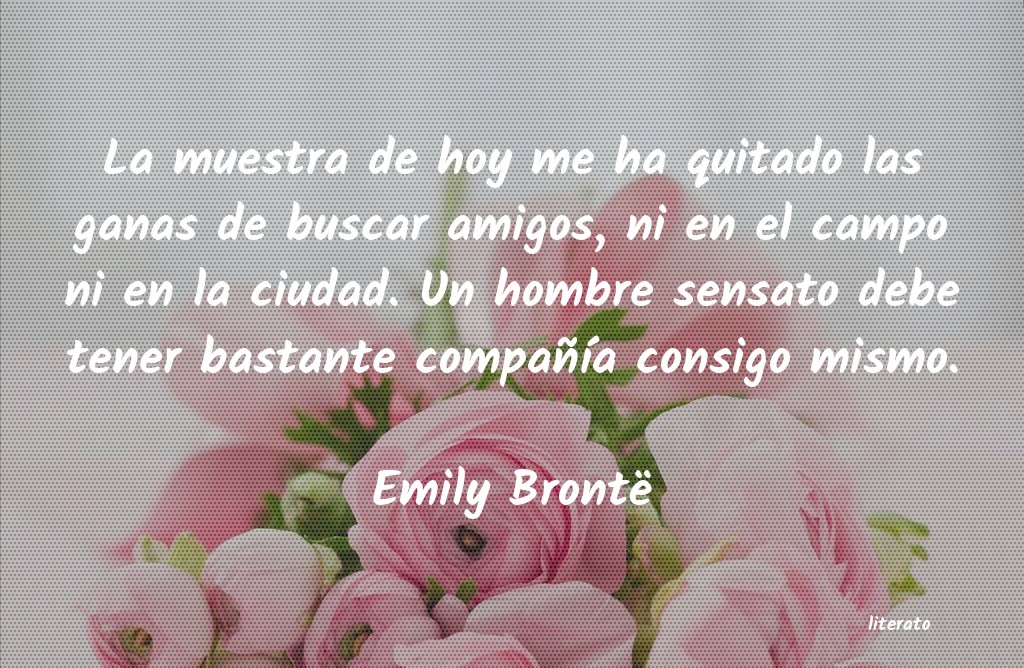 Frases de Emily Brontë