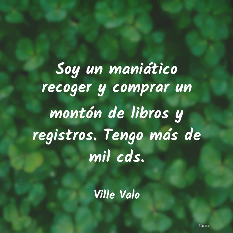 frases de Ville Valo