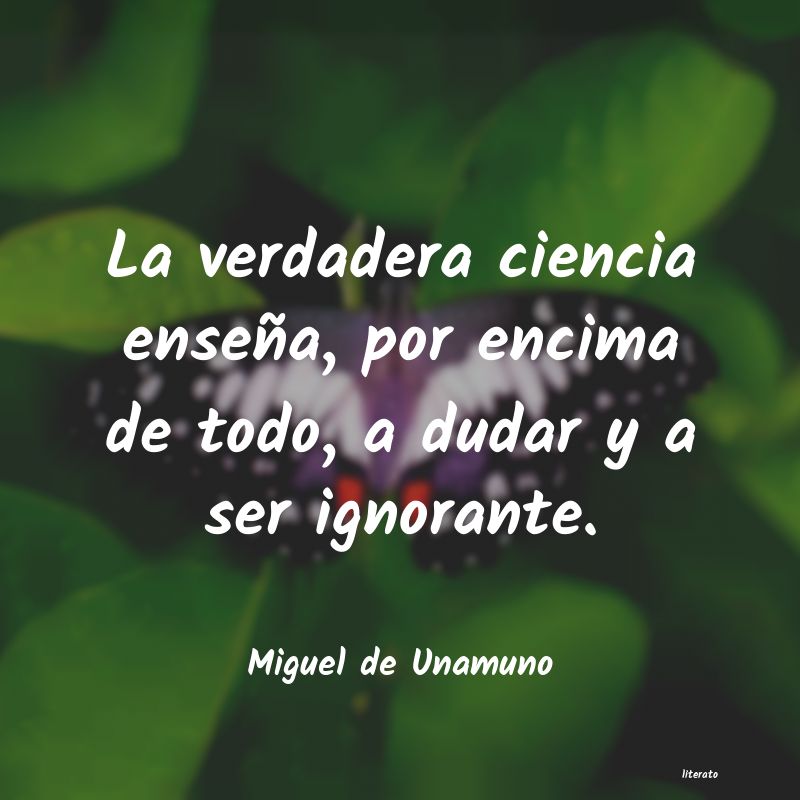 frases de Miguel de Unamuno