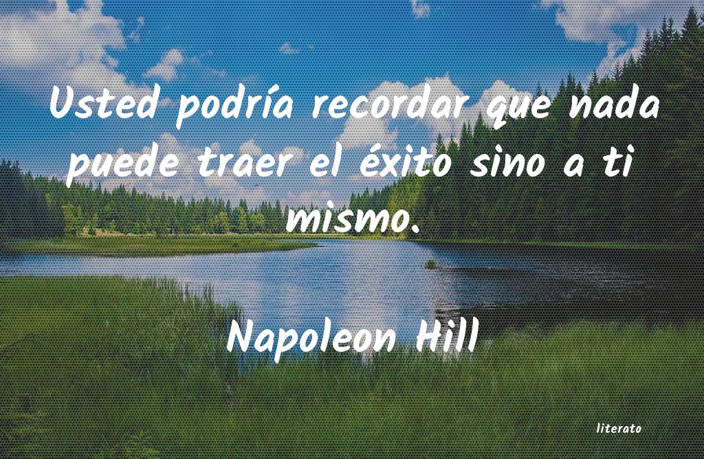 frases de Napoleon Hill