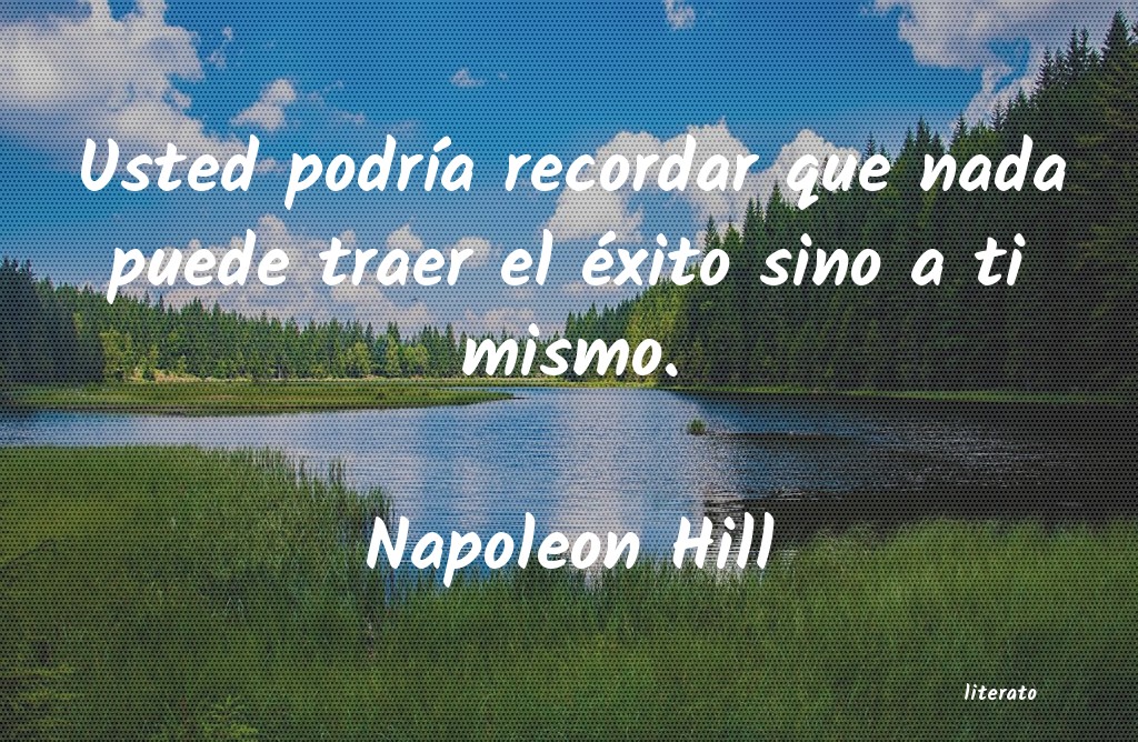 Frases de Napoleon Hill