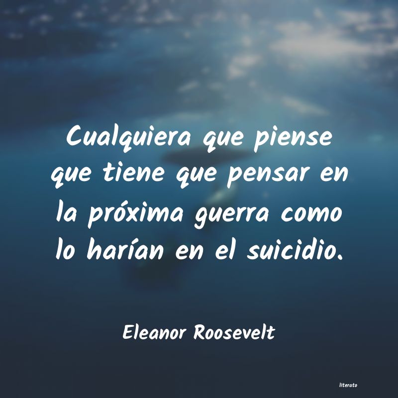 frases de Eleanor Roosevelt