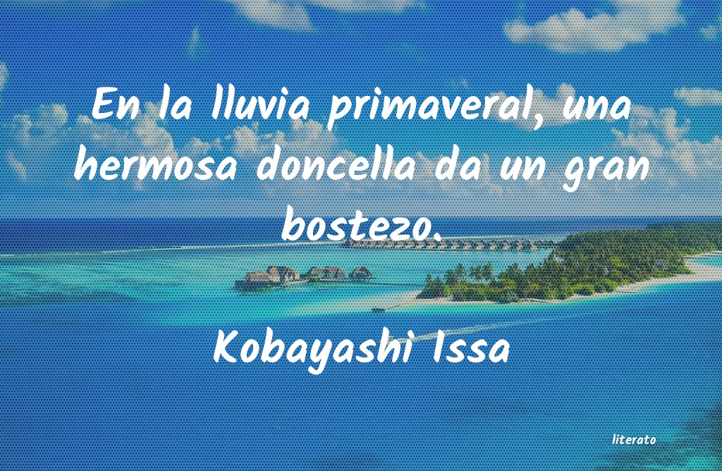 frases de Kobayashi Issa