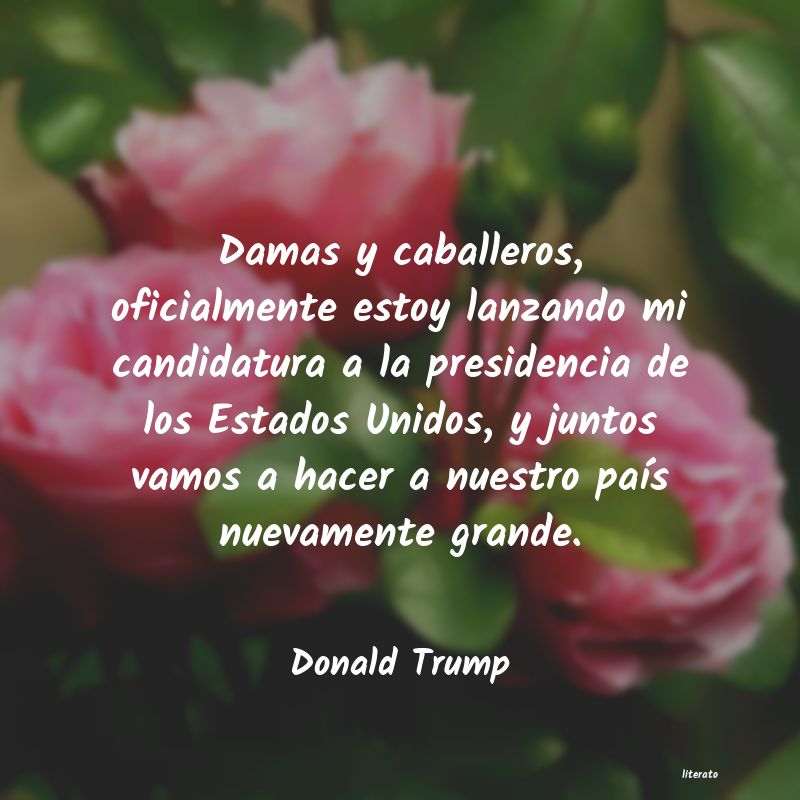 Frases de Donald Trump