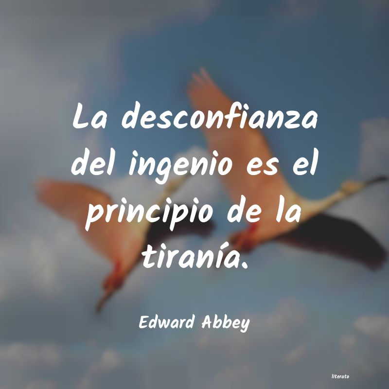 frases de Edward Abbey