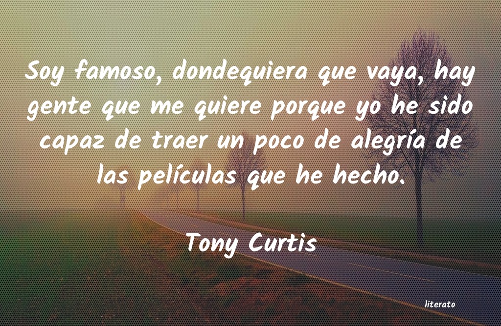 Frases de Tony Curtis