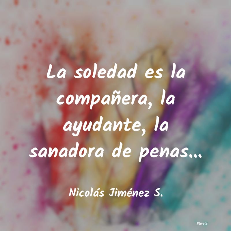 Frases de Nicolás Jiménez S.