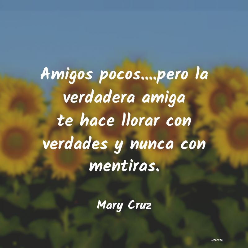 Frases de Mary Cruz