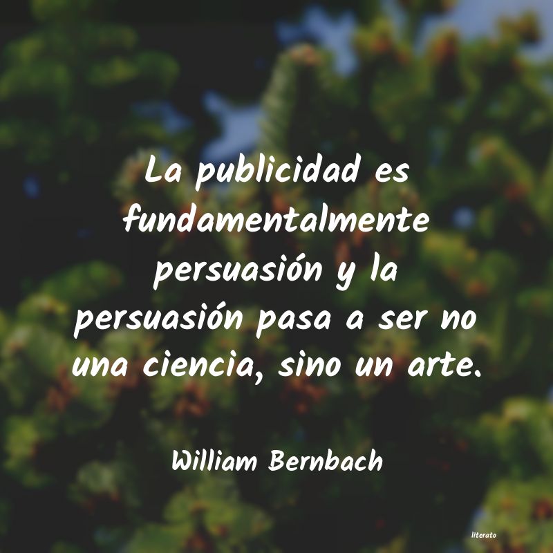 frases de William Bernbach