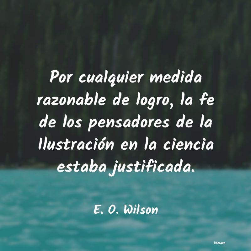 Frases de E. O. Wilson