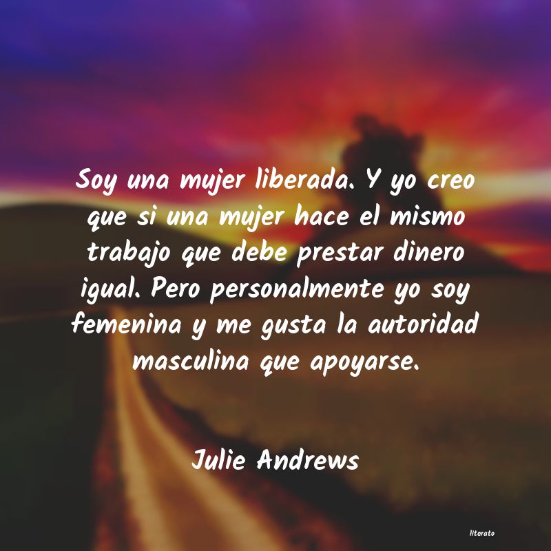 frases de Julie Andrews