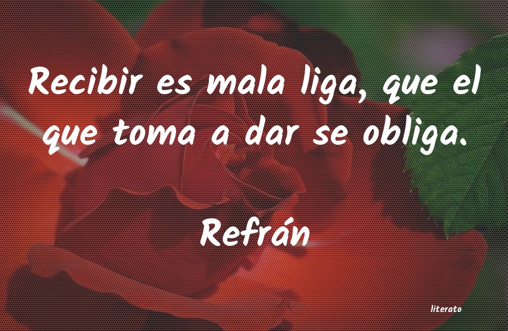 Frases de Refrán