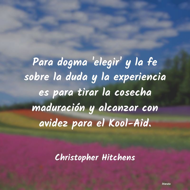 frases de Christopher Hitchens