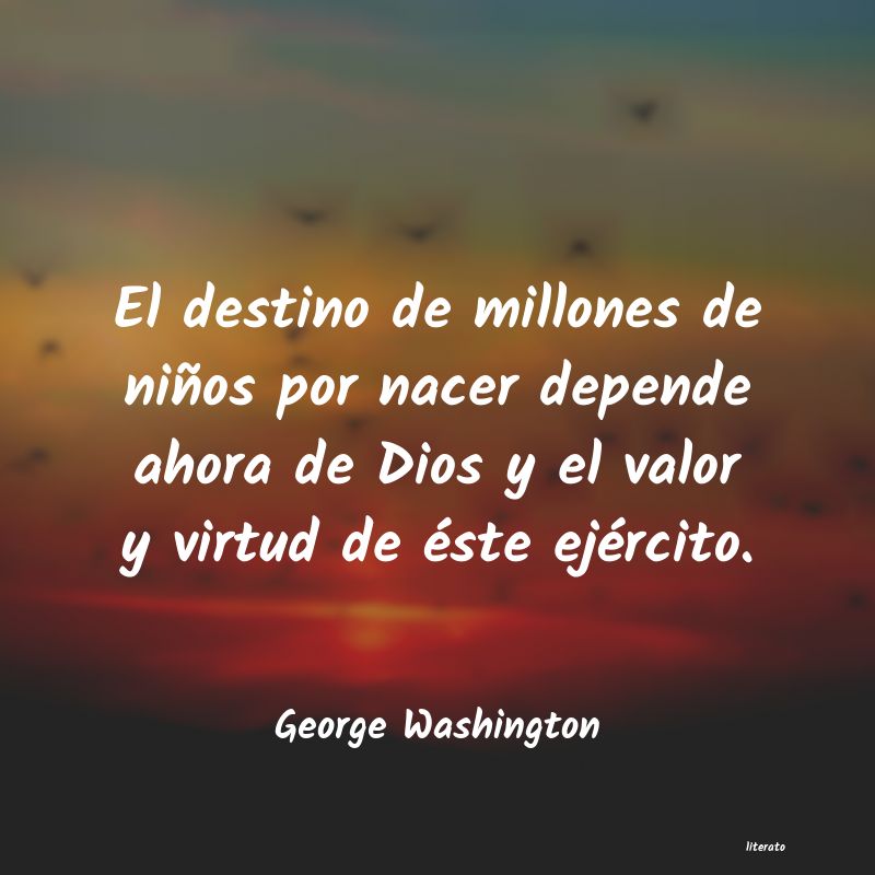frases de George Washington