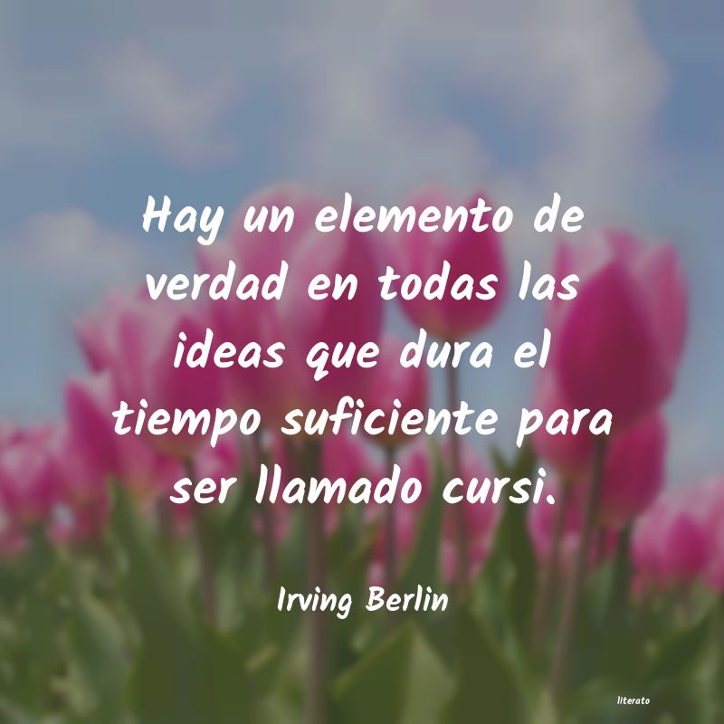 Frases de Irving Berlin