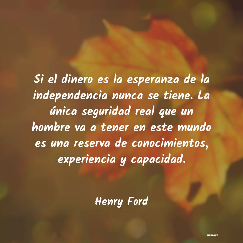 Frases de Henry Ford