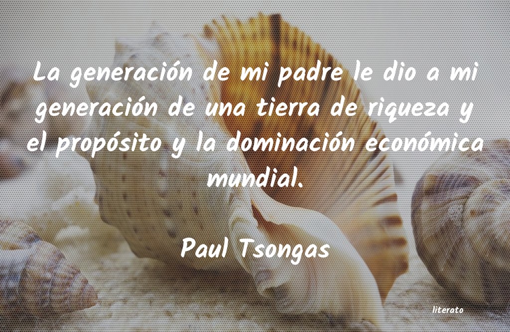 frases de Paul Tsongas