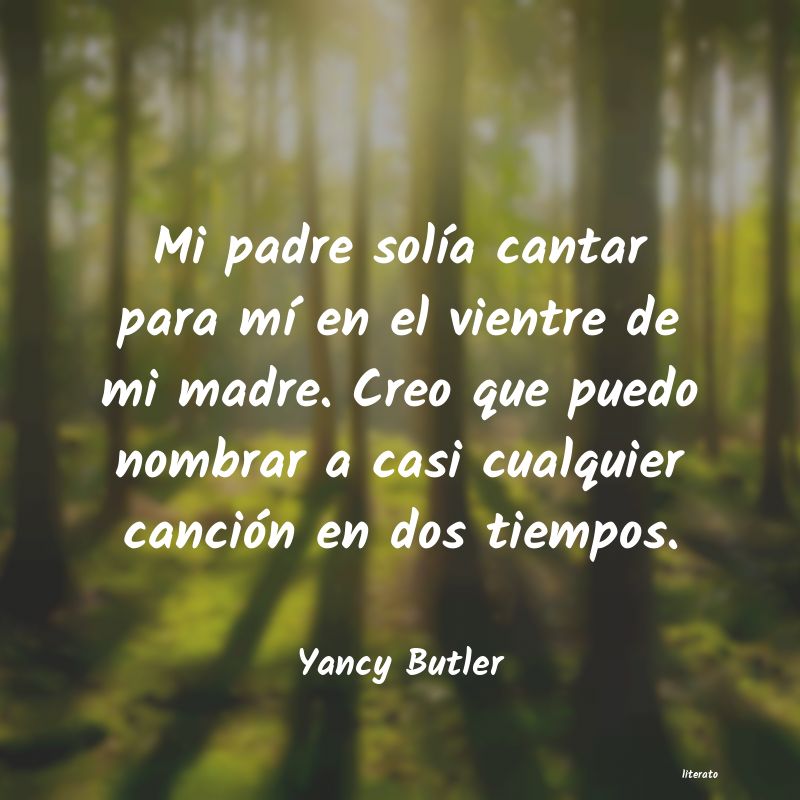 Frases de Yancy Butler