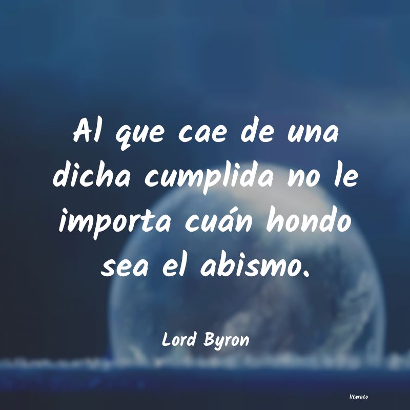 Frases de Lord Byron