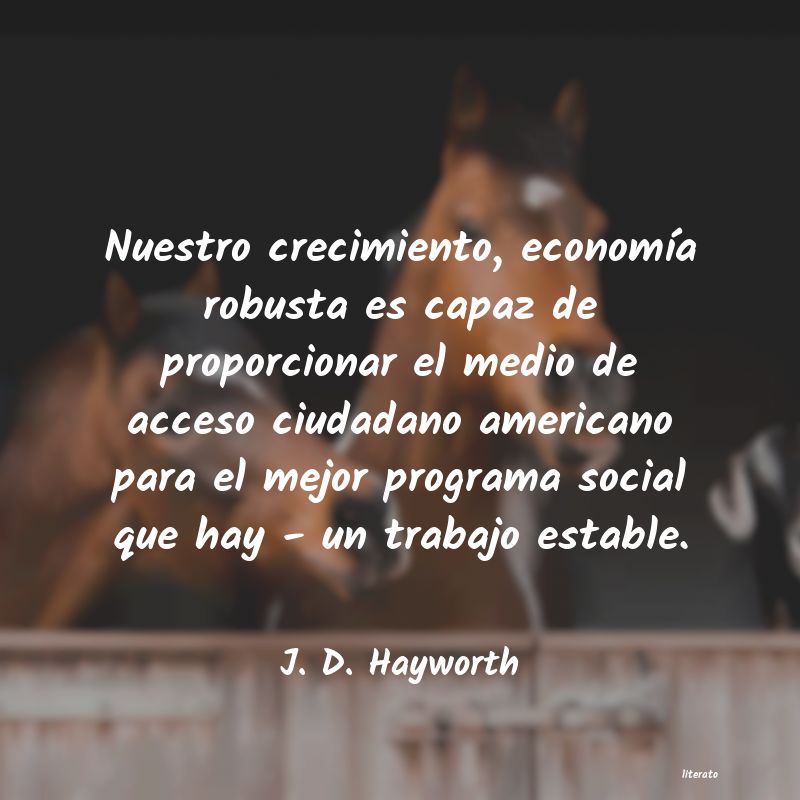 frases de J. D. Hayworth