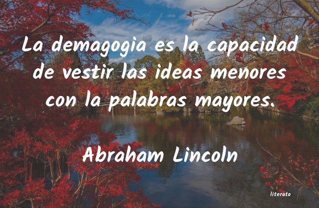 frases de Abraham Lincoln