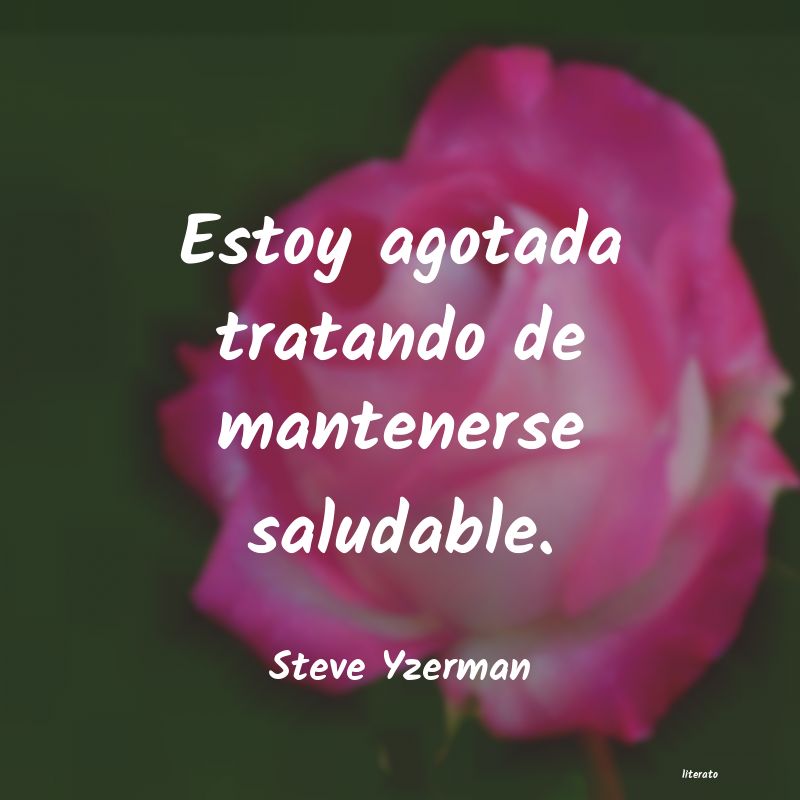 frases de Steve Yzerman