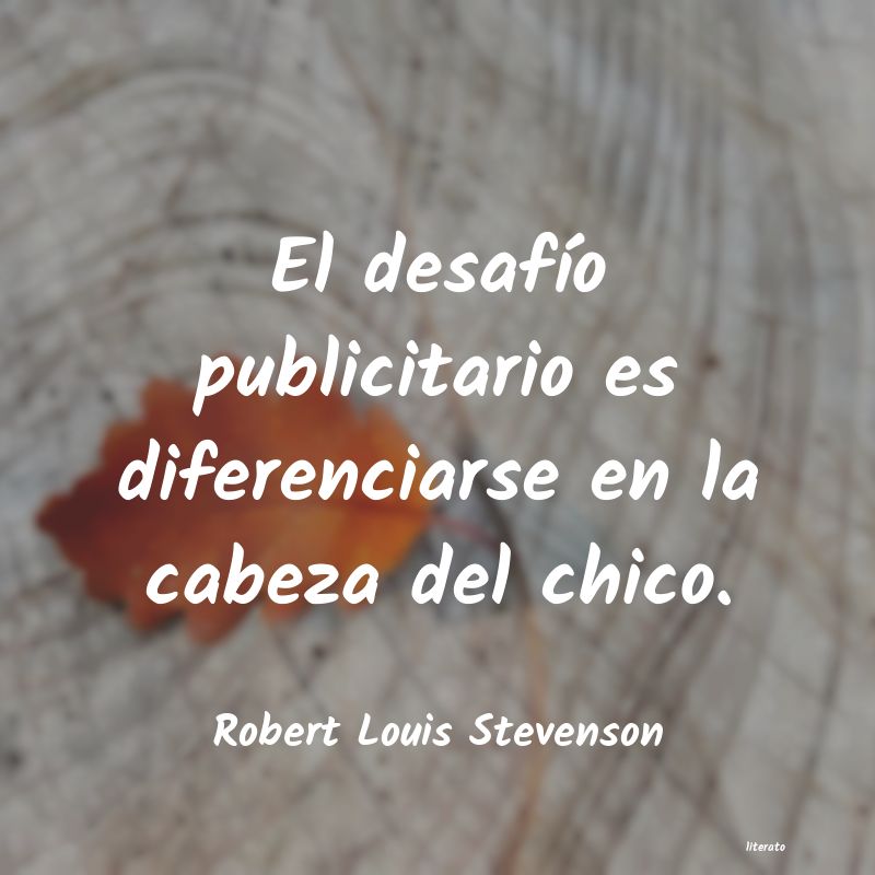 Frases de Robert Louis Stevenson