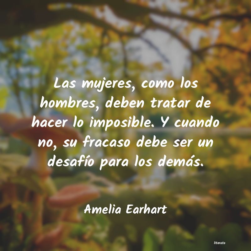 Frases de Amelia Earhart