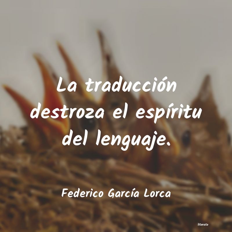 frases de Federico GarcÃa Lorca