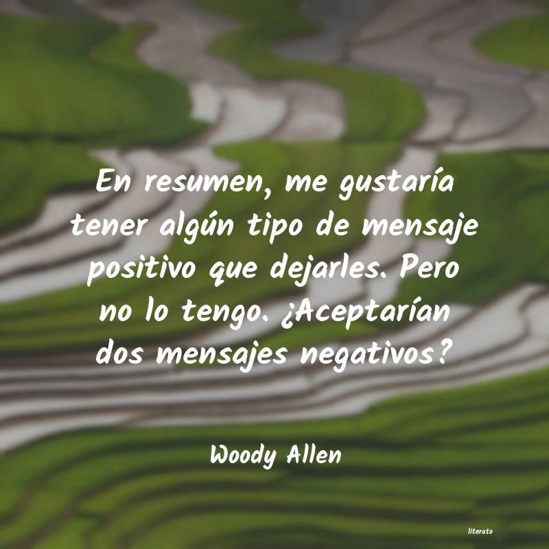 Frases de Woody Allen