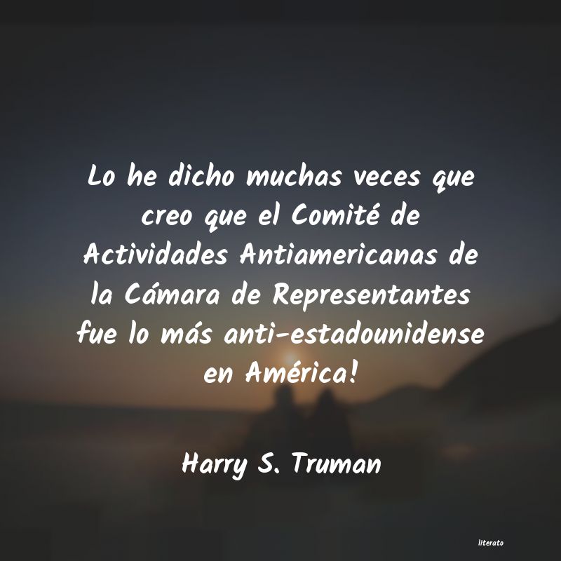 Frases de Harry S. Truman