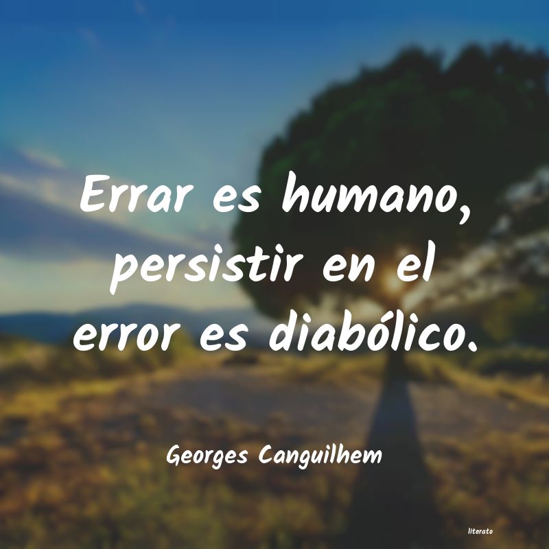frases de Georges Canguilhem