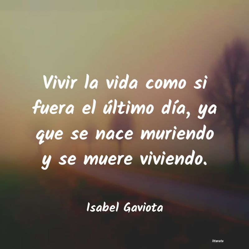 frases de Isabel Gaviota