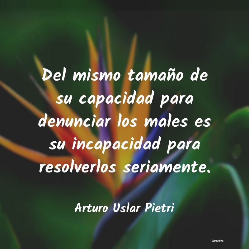 frases de Arturo Uslar Pietri