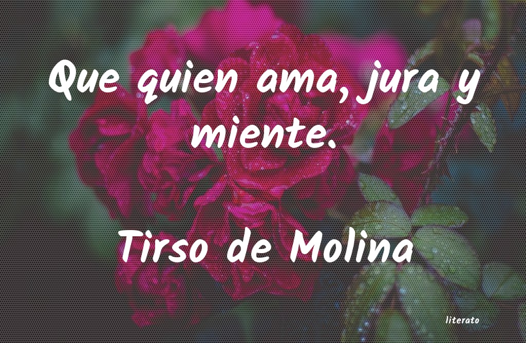 frases de Tirso de Molina