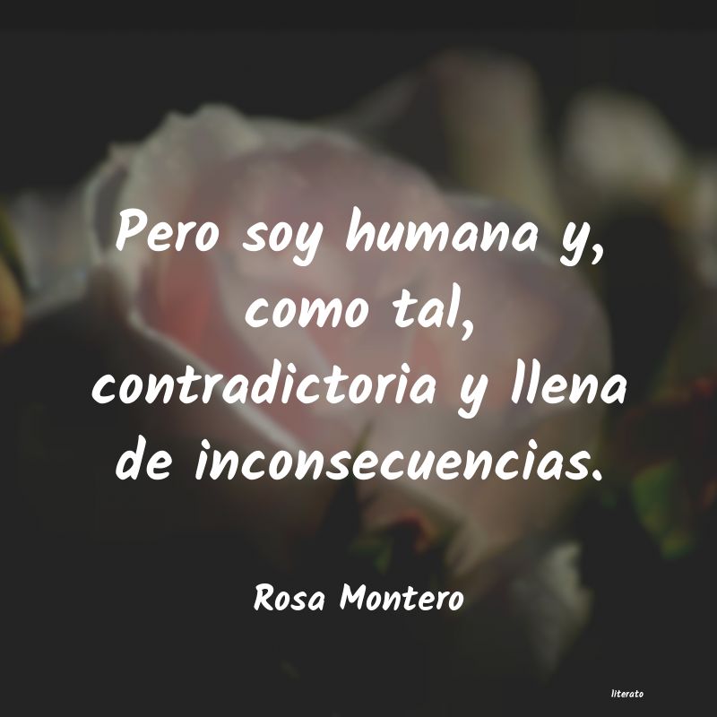 frases de Rosa Montero