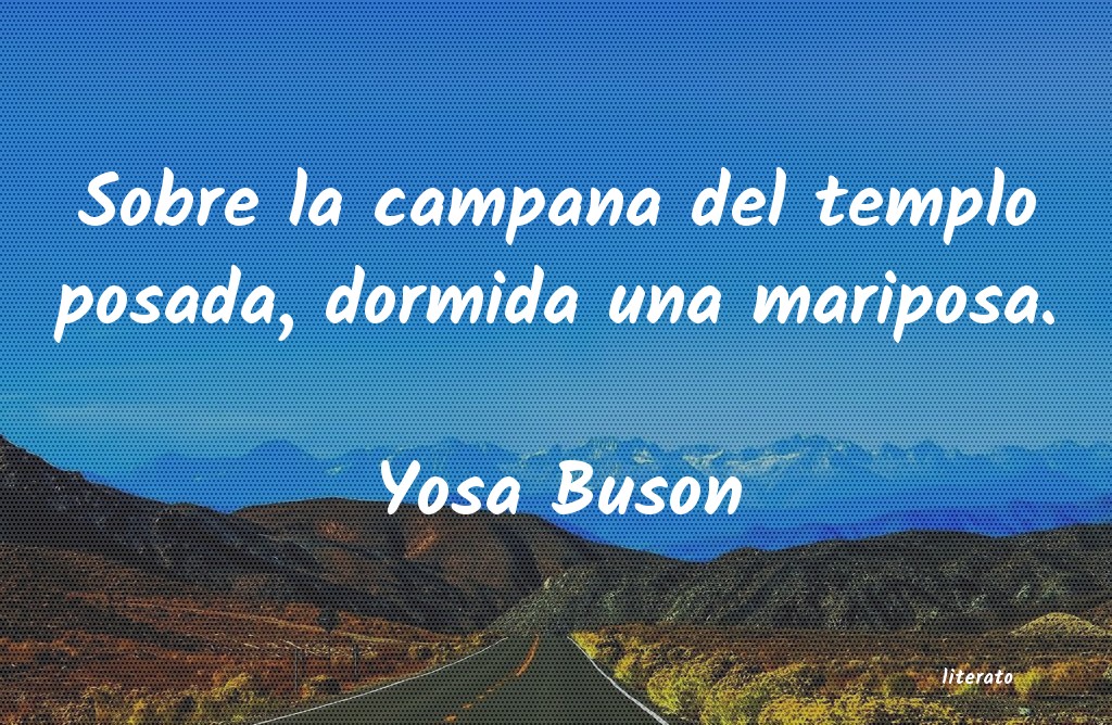 frases de Yosa Buson