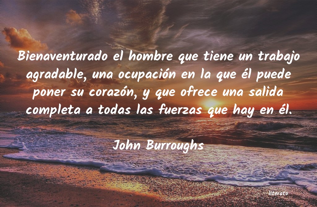 frases de John Burroughs