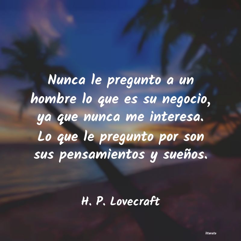 frases de H. P. Lovecraft