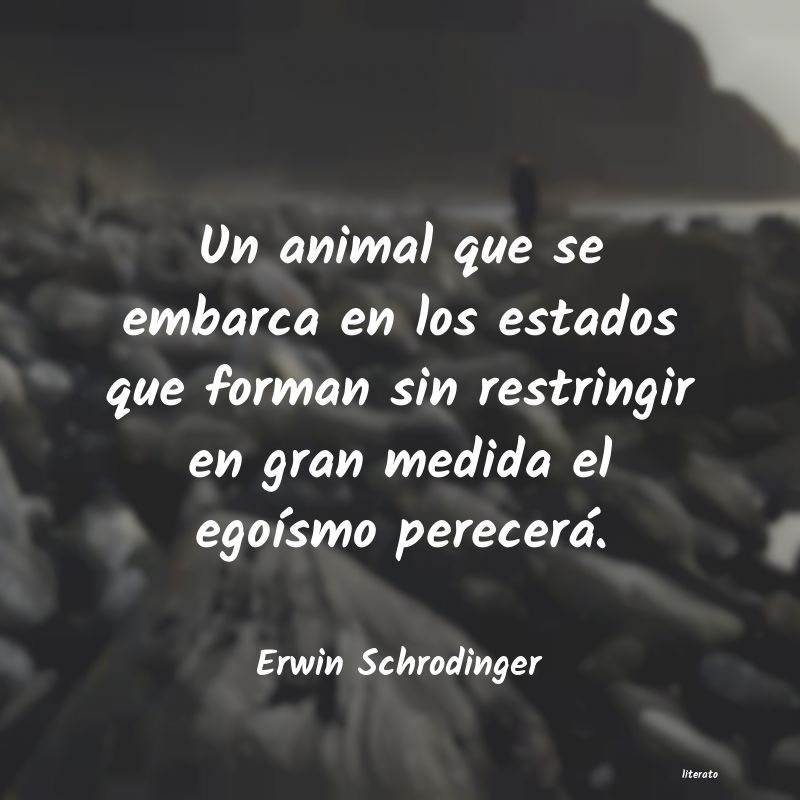 Frases de Erwin Schrodinger