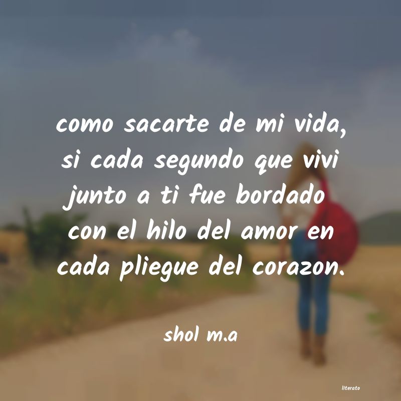 frases de shol m.a