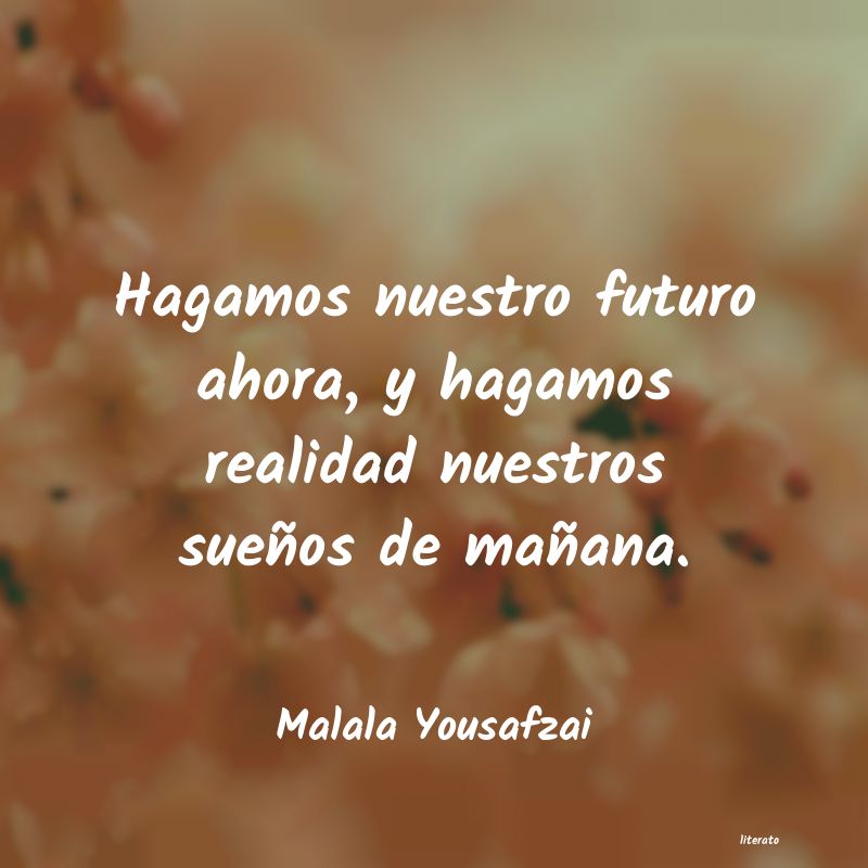 Frases de Malala Yousafzai