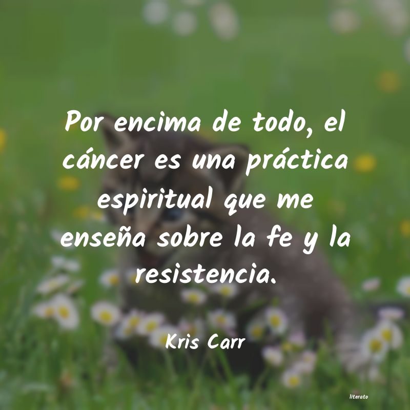 frases de Kris Carr